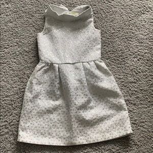 Crazy 8’s white and silver dress